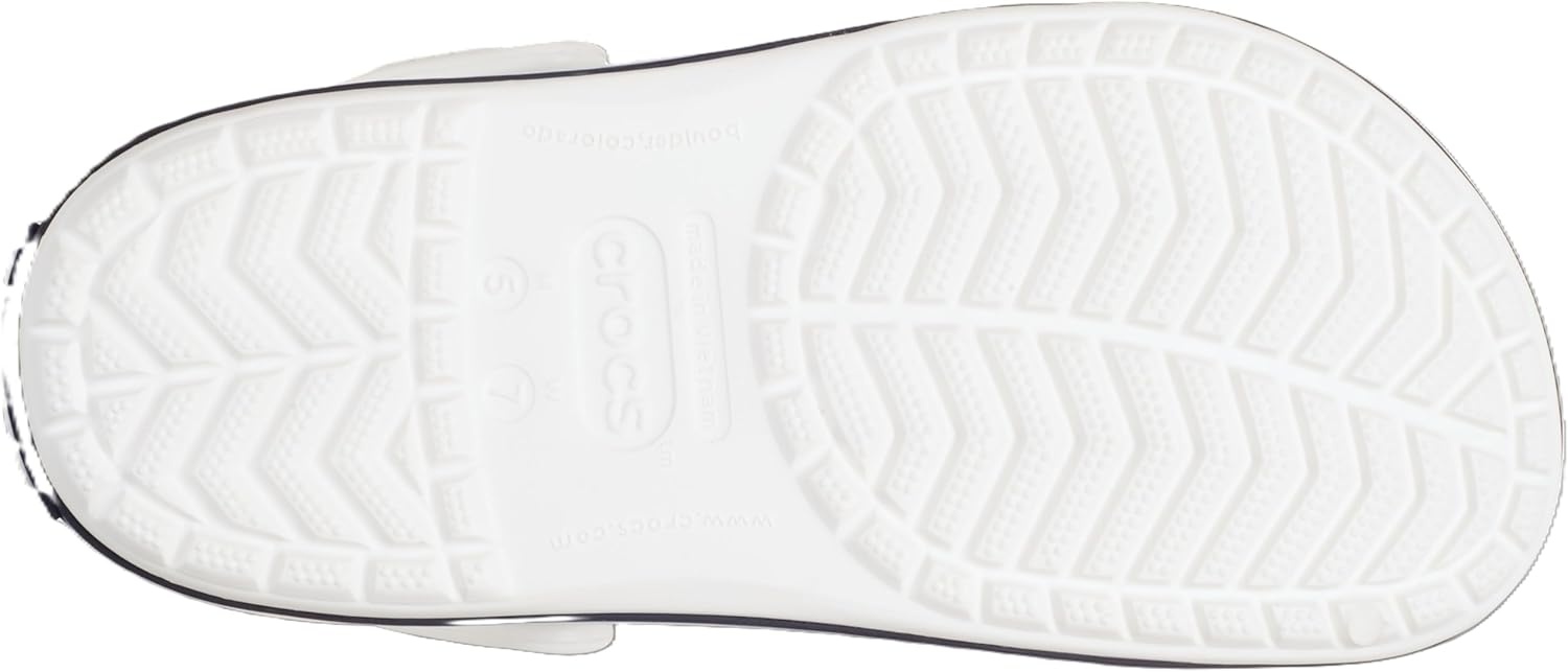 image:imageCrocs UnisexAdult Crocband ClogWhiteWhiteNavy
