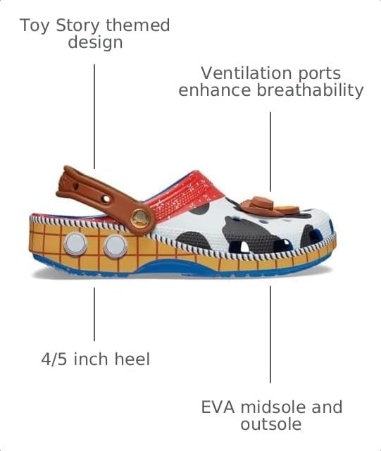 image:imageCrocs UnisexAdult Disney Pixar Toy Story Classic ClogsWoody