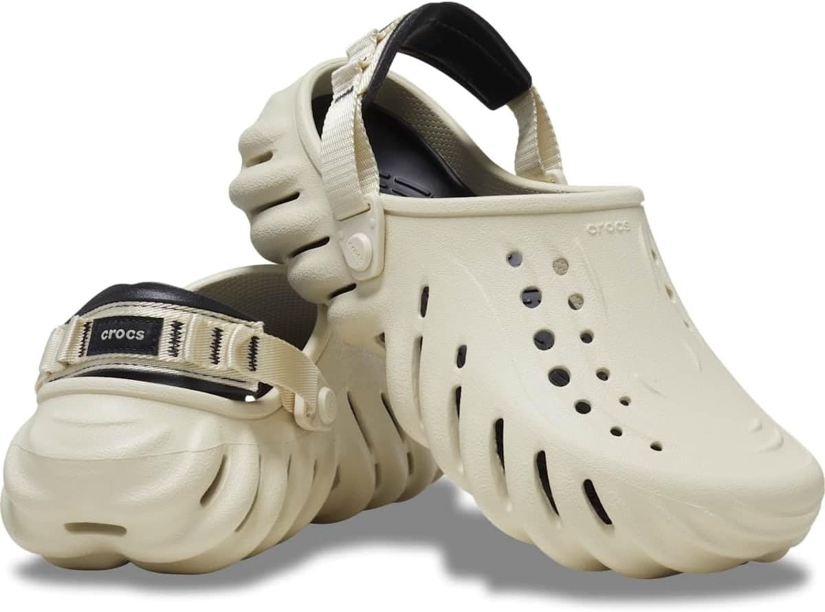 image:imageCrocs UnisexAdult Echo ClogBoneBlack