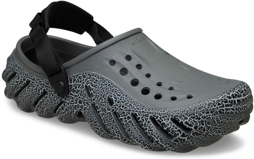 image:imageCrocs UnisexAdult Echo ClogSlate Grey Crackle