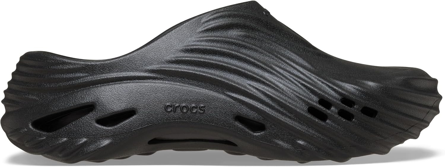 image:imageCrocs UnisexAdult Echo Wave ClogsBlackBlack