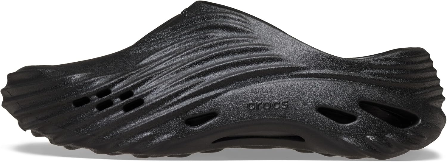 image:imageCrocs UnisexAdult Echo Wave ClogsBlackBlack
