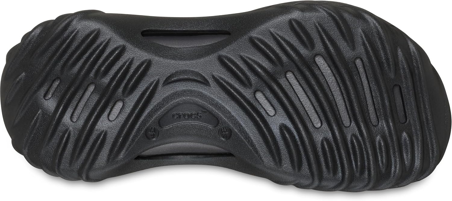 image:imageCrocs UnisexAdult Echo Wave ClogsBlackBlack