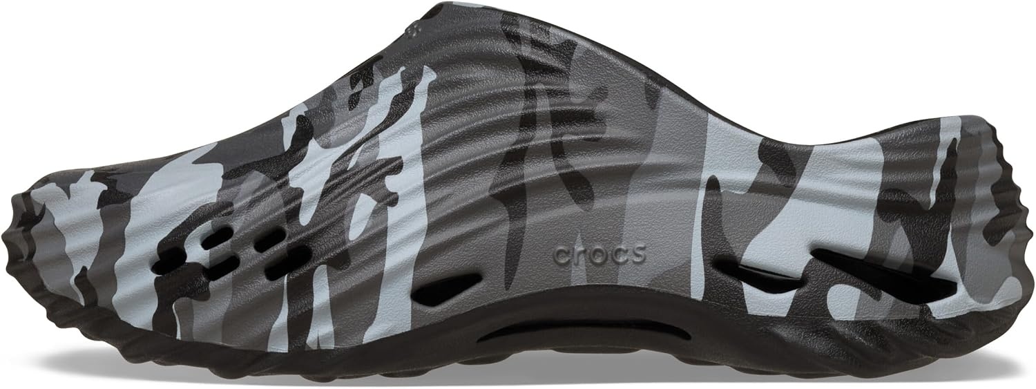 image:imageCrocs UnisexAdult Echo Wave ClogsBlackSlate Grey