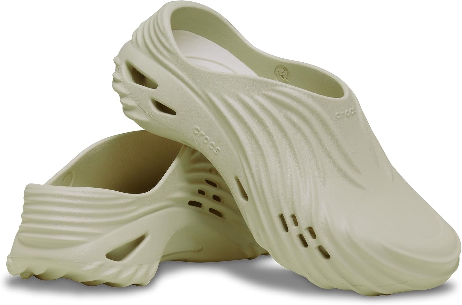 image:imageCrocs UnisexAdult Echo Wave ClogsBone