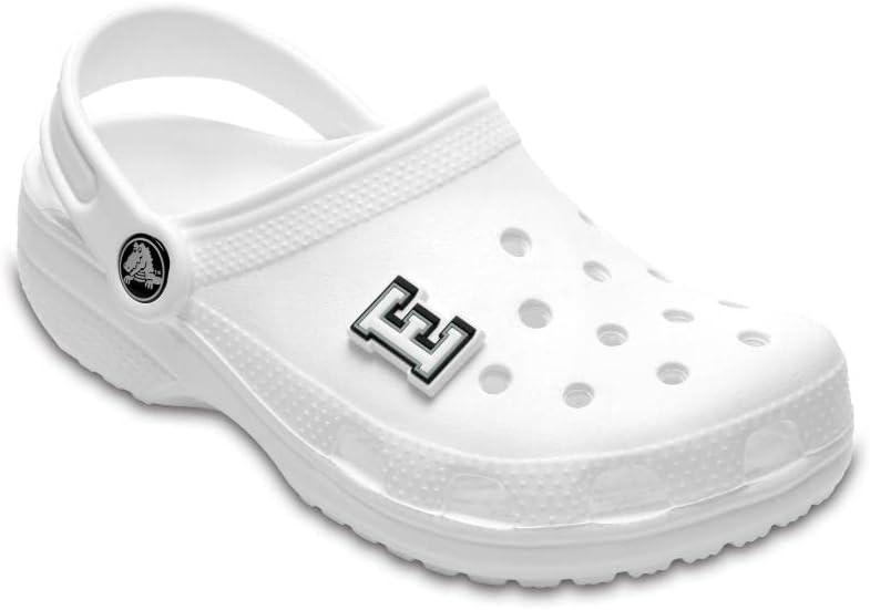 image:imageCrocs UnisexAdult Jibbitz Shoe Charms Letter Shoe Charm Singles Cute Crocs Charms for Girls and BoysLetter E