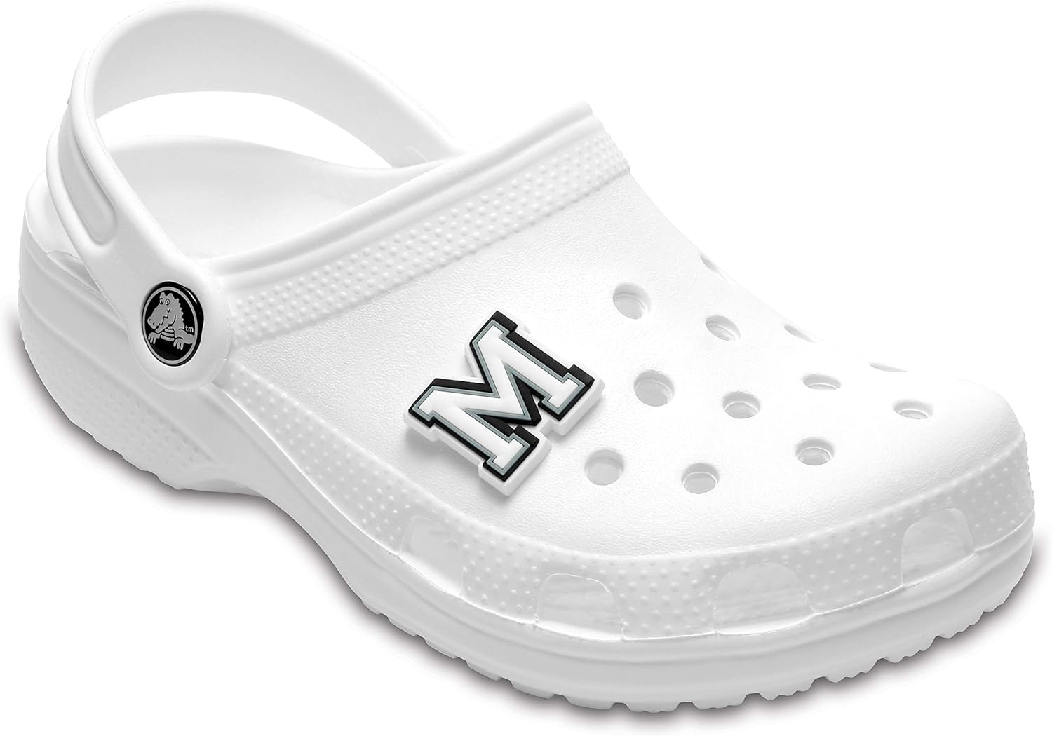 image:imageCrocs UnisexAdult Jibbitz Shoe Charms Letter Shoe Charm Singles Cute Crocs Charms for Girls and BoysLetter M