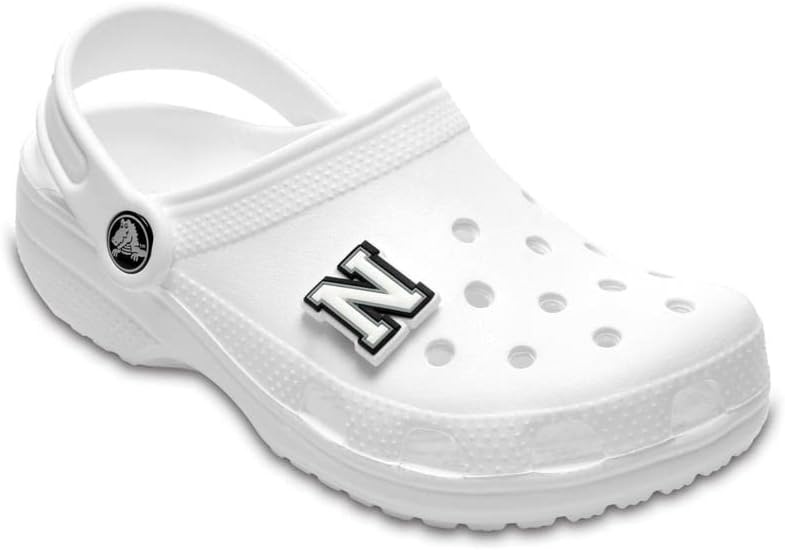 image:imageCrocs UnisexAdult Jibbitz Shoe Charms Letter Shoe Charm Singles Cute Crocs Charms for Girls and BoysLetter N