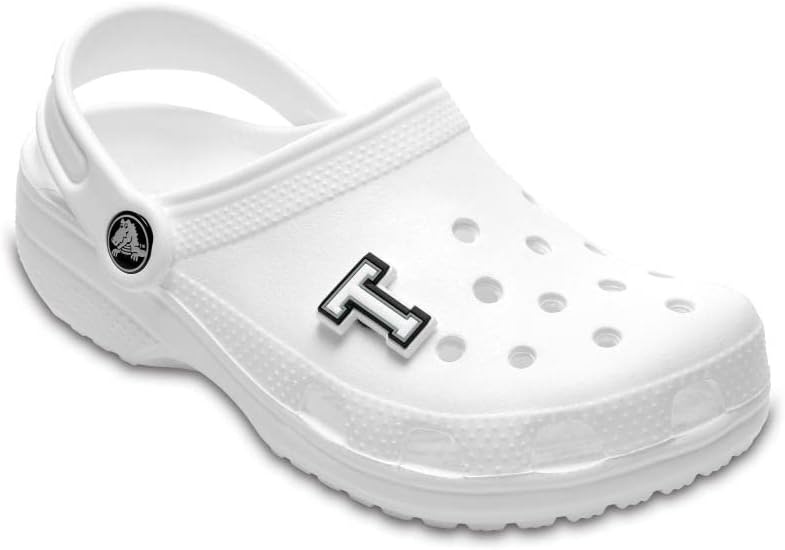 image:imageCrocs UnisexAdult Jibbitz Shoe Charms Letter Shoe Charm Singles Cute Crocs Charms for Girls and BoysLetter T