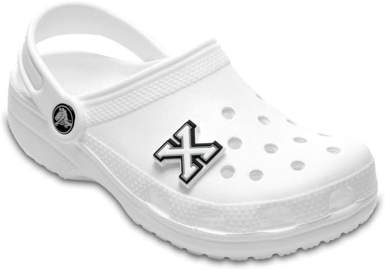 image:imageCrocs UnisexAdult Jibbitz Shoe Charms Letter Shoe Charm Singles Cute Crocs Charms for Girls and BoysLetter X