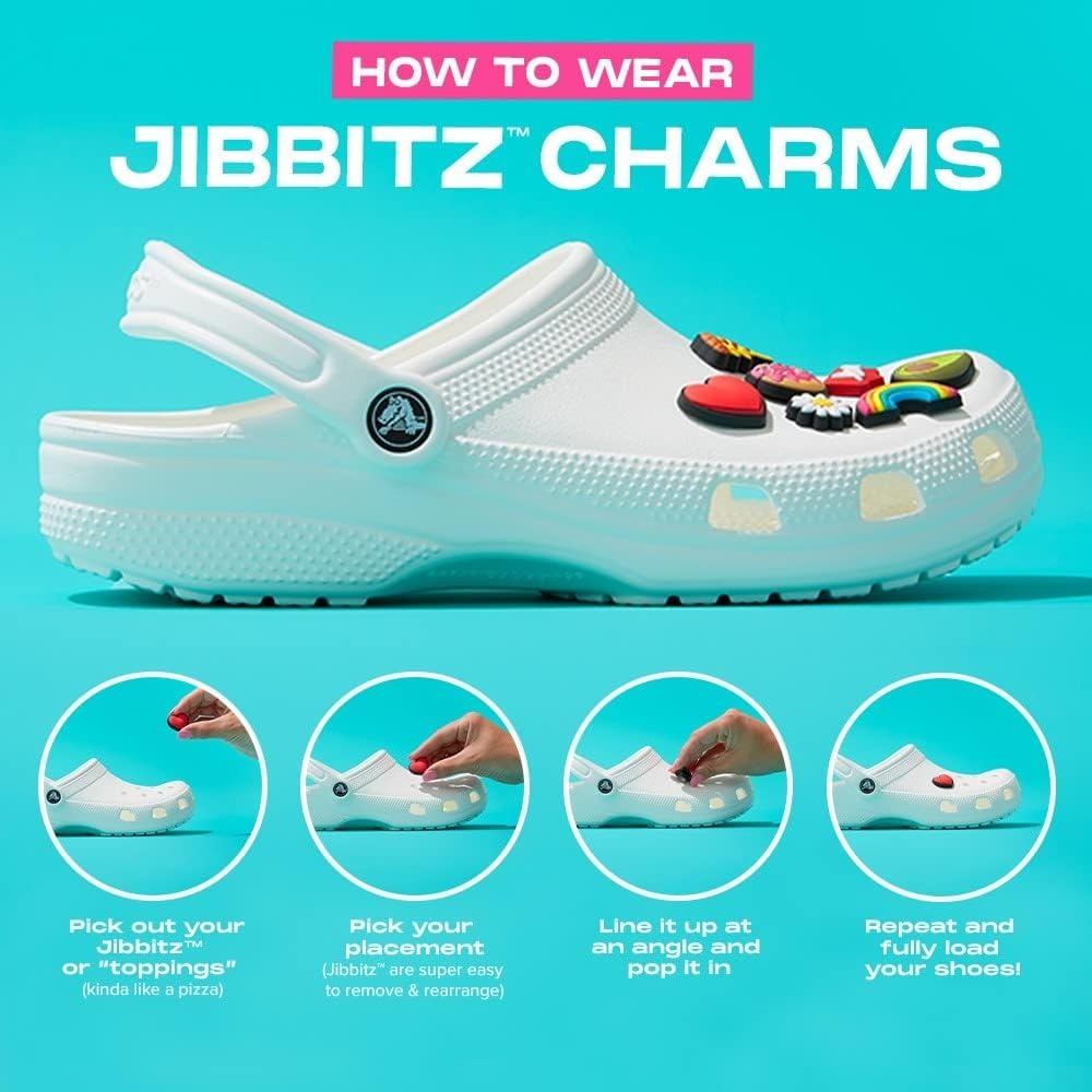 image:imageCrocs UnisexAdult Jibbitz Shoe Charms Letter Shoe Charm Singles Cute Crocs Charms for Girls and BoysTheta Charm