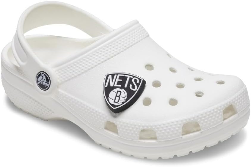 image:imageCrocs UnisexAdult Jibbitz Shoe Charms NBA Basketball Team Shoe Charm Singles Sports Charms for Boys and GirlsBrooklyn Nets