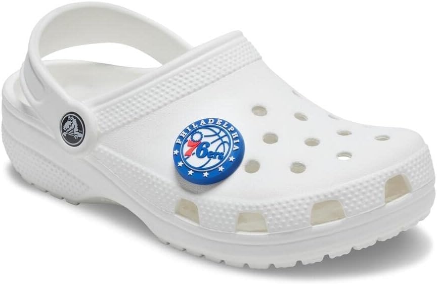 image:imageCrocs UnisexAdult Jibbitz Shoe Charms NBA Basketball Team Shoe Charm Singles Sports Charms for Boys and GirlsPhiladelphia76ers
