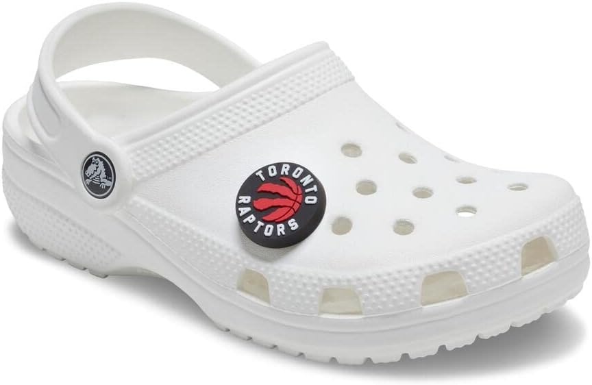 image:imageCrocs UnisexAdult Jibbitz Shoe Charms NBA Basketball Team Shoe Charm Singles Sports Charms for Boys and GirlsToronto Raptors