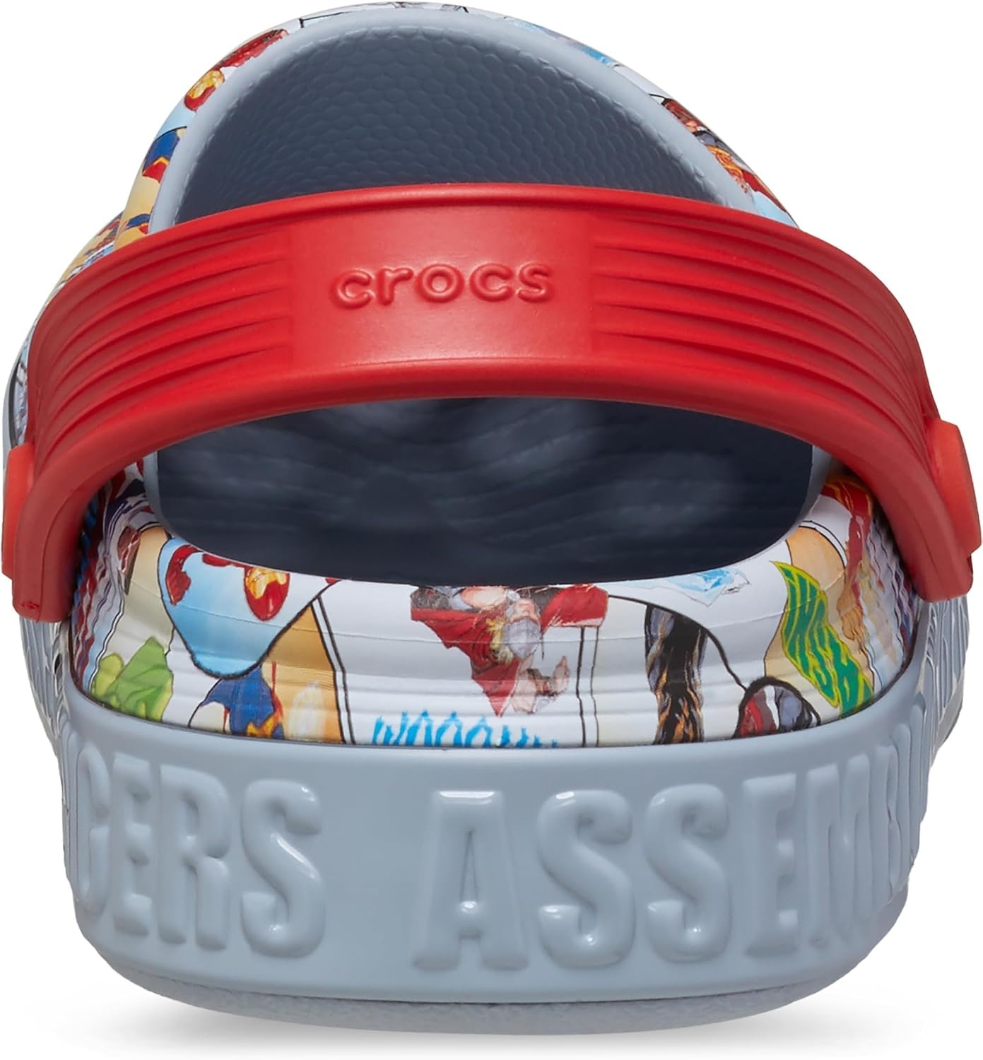 image:imageCrocs UnisexChild Avengers Off Court Clogs Little KidBig KidBlue Grey