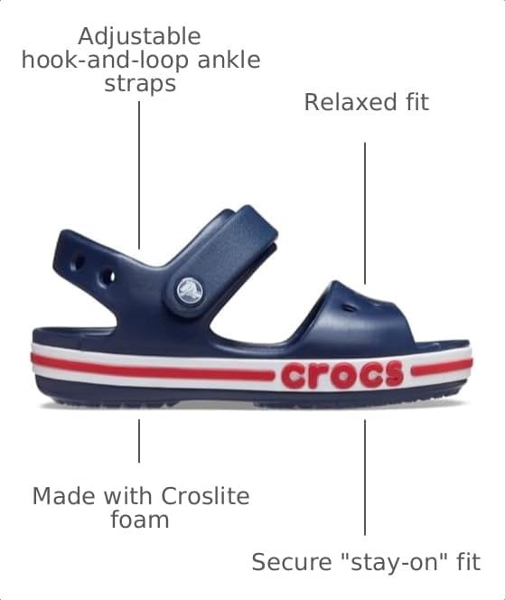 image:imageCrocs UnisexChild Bayaband SandalNavyPepper
