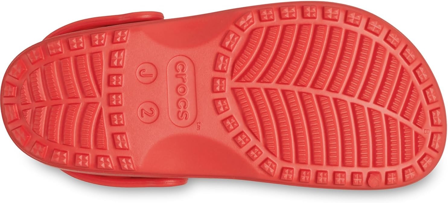 image:imageCrocs UnisexChild Classic Clogs with Floral Cut Out Design Kids and Toddler ShoesCherry Red
