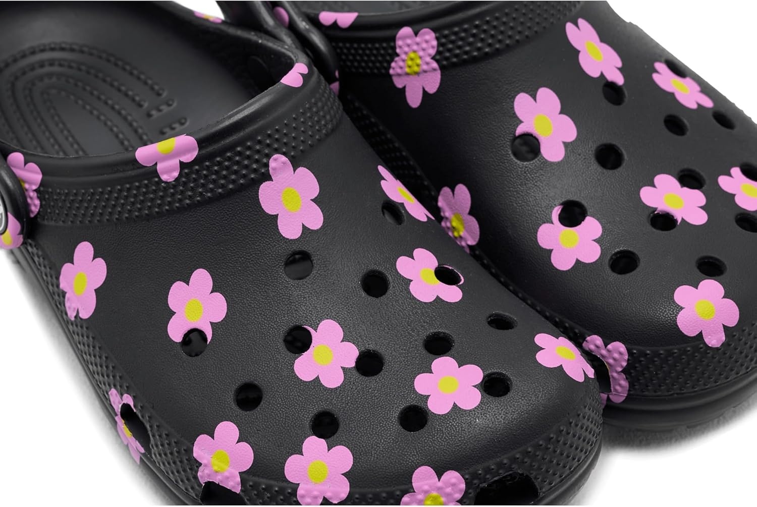 image:imageCrocs UnisexChild Classic Graphic ClogBlackFlowers