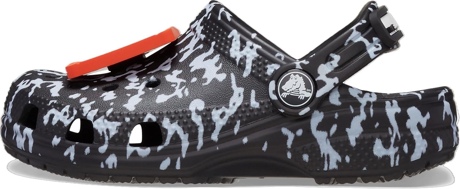 image:imageCrocs UnisexChild Classic Graphic ClogBlackWhite