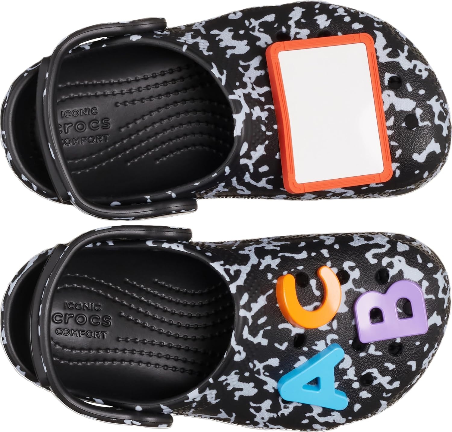 image:imageCrocs UnisexChild Classic Graphic ClogBlackWhite