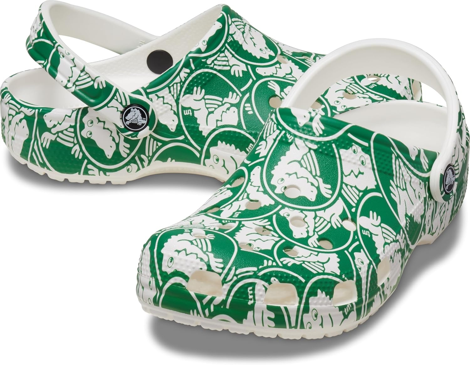 image:imageCrocs UnisexChild Classic Graphic ClogGreen Ivy