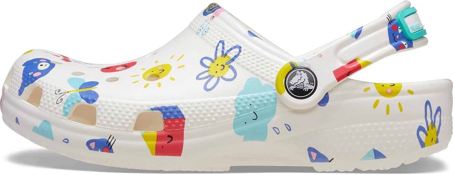 image:imageCrocs UnisexChild Classic Graphic ClogWhiteMulti