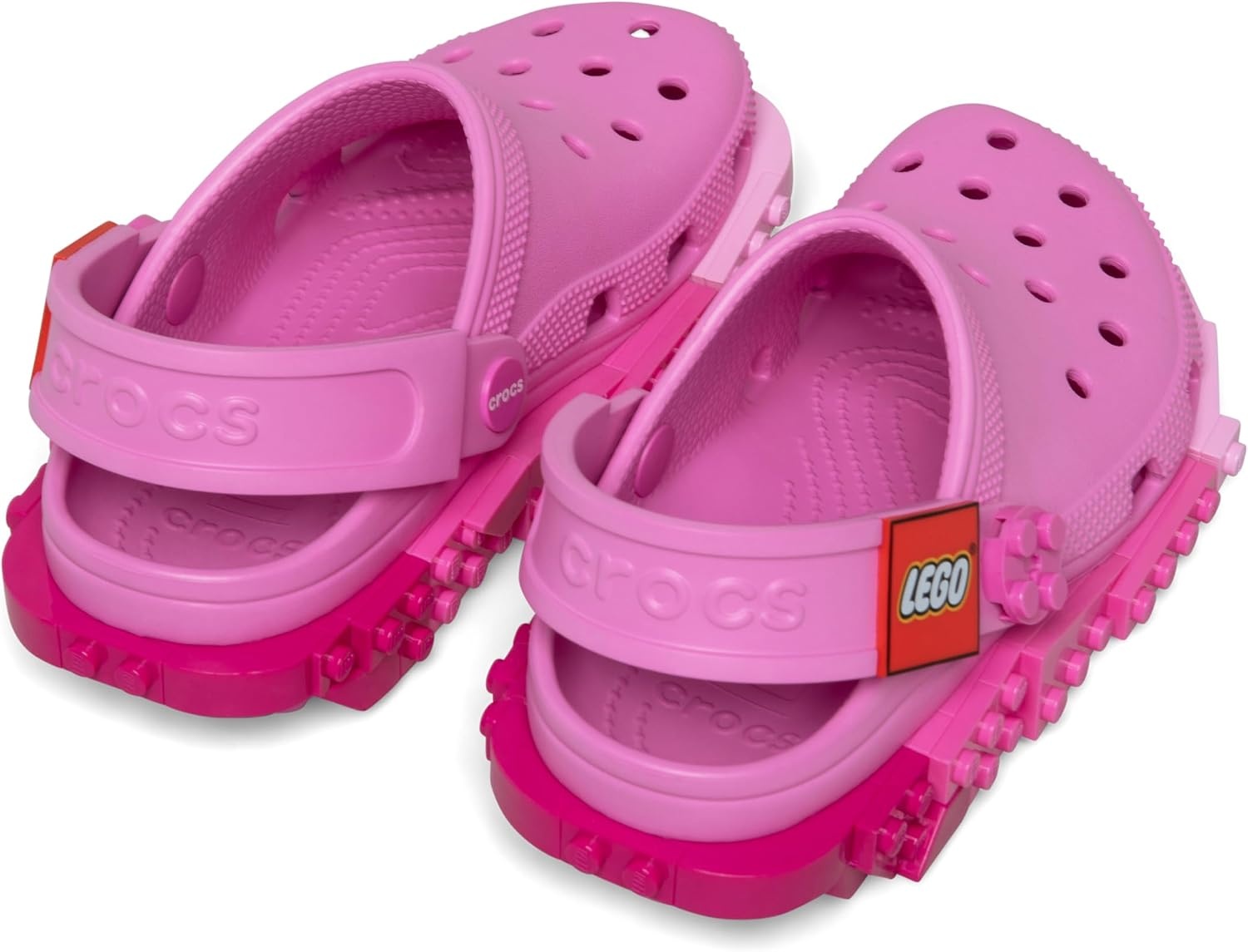 image:imageCrocs UnisexChild Classic LEGO System Clogs LEGO Shoes for KidsTaffy Pink