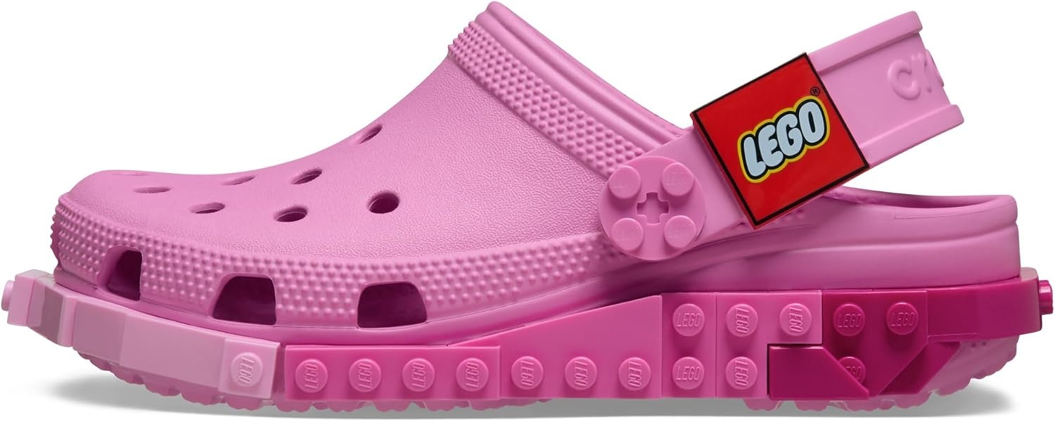 image:imageCrocs UnisexChild Classic LEGO System Clogs LEGO Shoes for KidsTaffy Pink