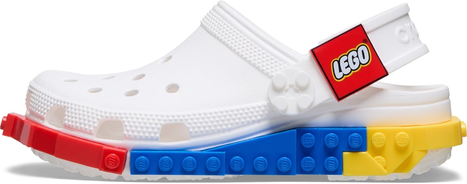 image:imageCrocs UnisexChild Classic LEGO System Clogs LEGO Shoes for KidsWhite