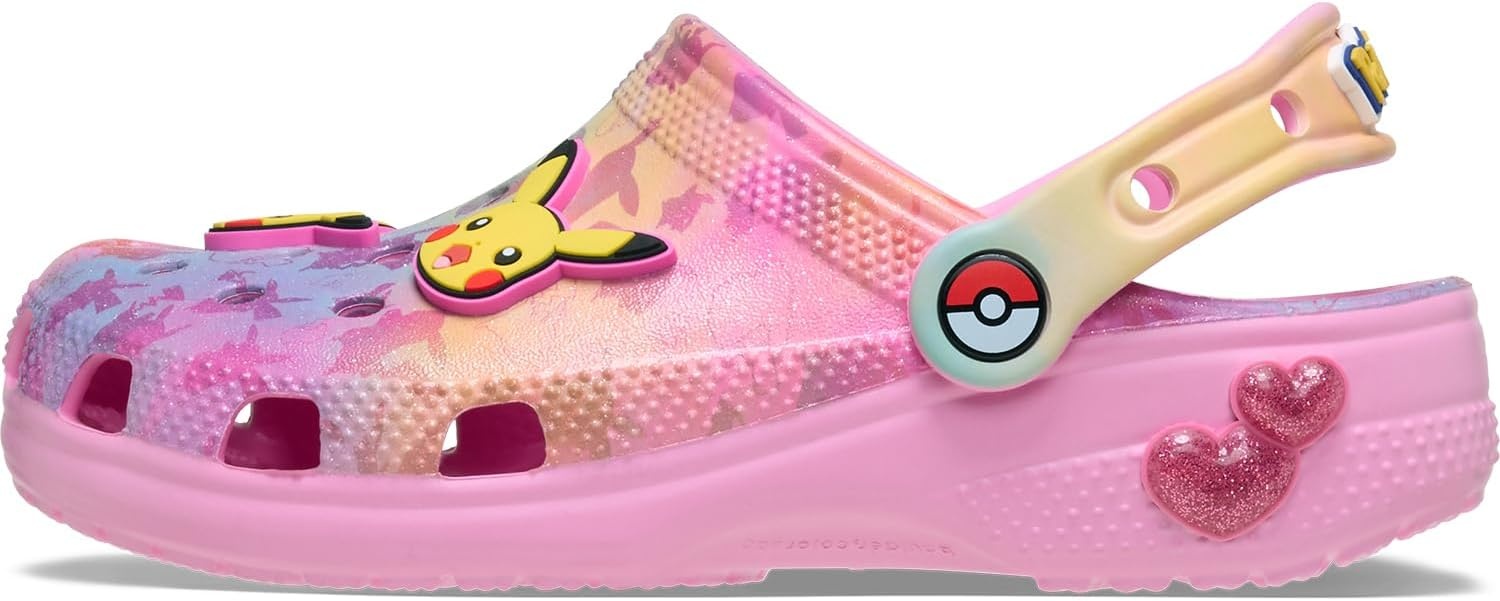 image:imageCrocs UnisexChild Classic Pokemon Clogs Kids and Toddler ShoesPink Pikachu