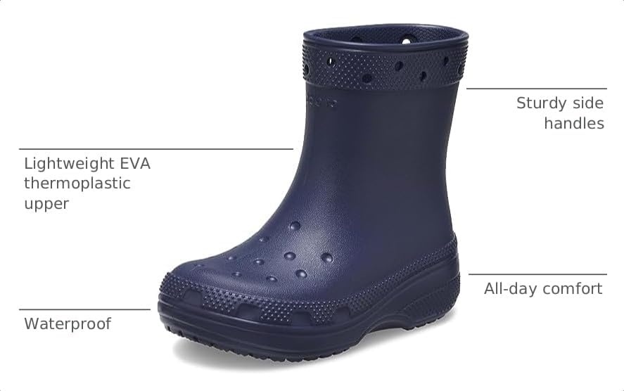 image:imageCrocs UnisexChild Classic Rain BootsNavy