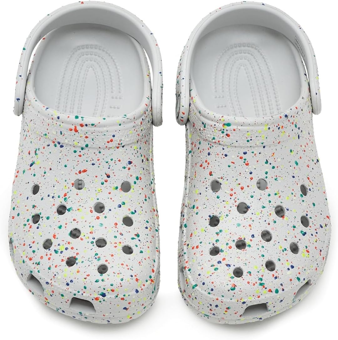 image:imageCrocs UnisexChild Classic Watercolor Marbled ClogAtmosphereMulti Glow