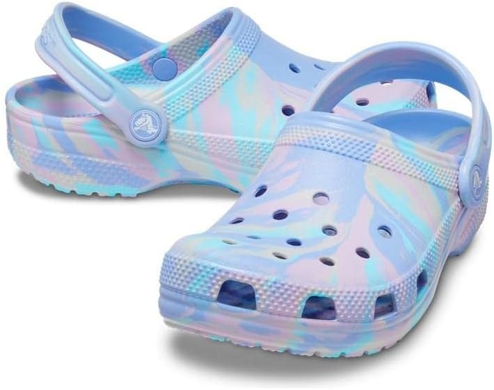 image:imageCrocs UnisexChild Classic Watercolor Marbled ClogMoon JellyMulti