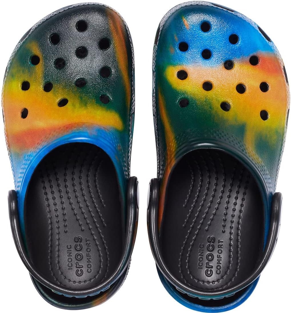 image:imageCrocs UnisexChild Classic Watercolor Marbled ClogMulti Tiedye