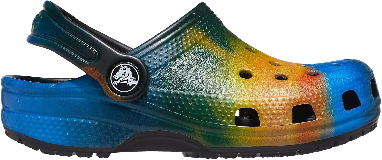 image:imageCrocs UnisexChild Classic Watercolor Marbled ClogMulti Tiedye