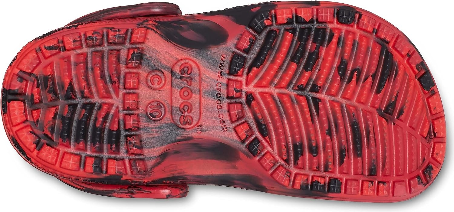 image:imageCrocs UnisexChild Classic Watercolor Marbled ClogPepperBlack
