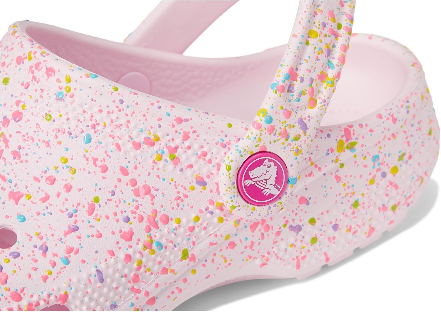 image:imageCrocs UnisexChild Classic Watercolor Marbled ClogPink MilkMulti