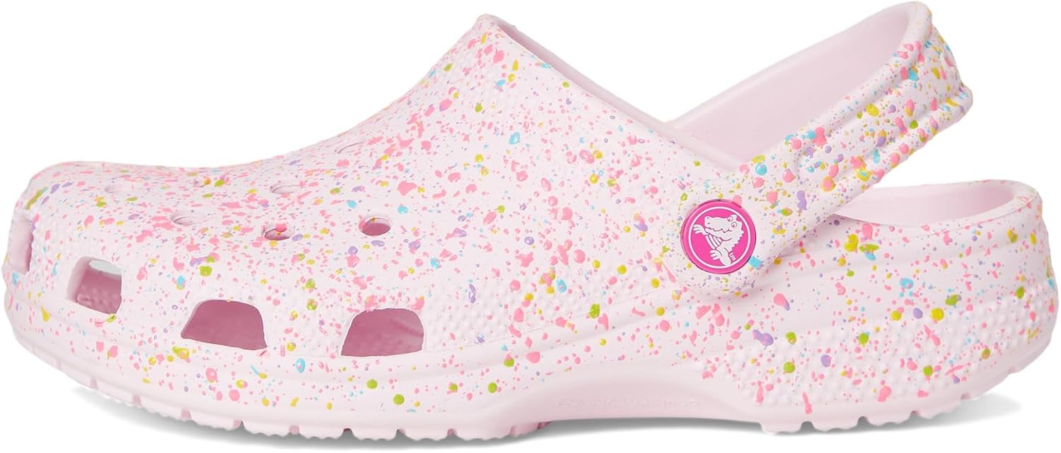 image:imageCrocs UnisexChild Classic Watercolor Marbled ClogPink MilkMulti