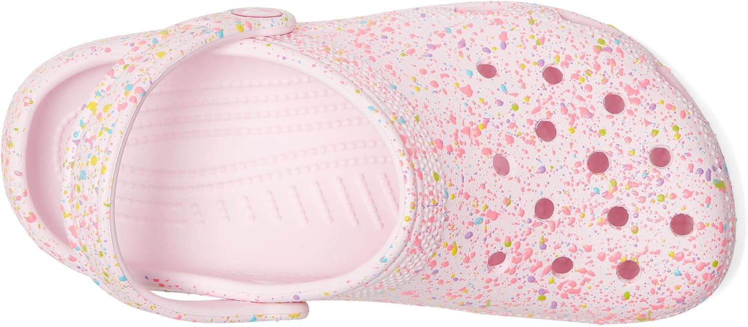 image:imageCrocs UnisexChild Classic Watercolor Marbled ClogPink MilkMulti