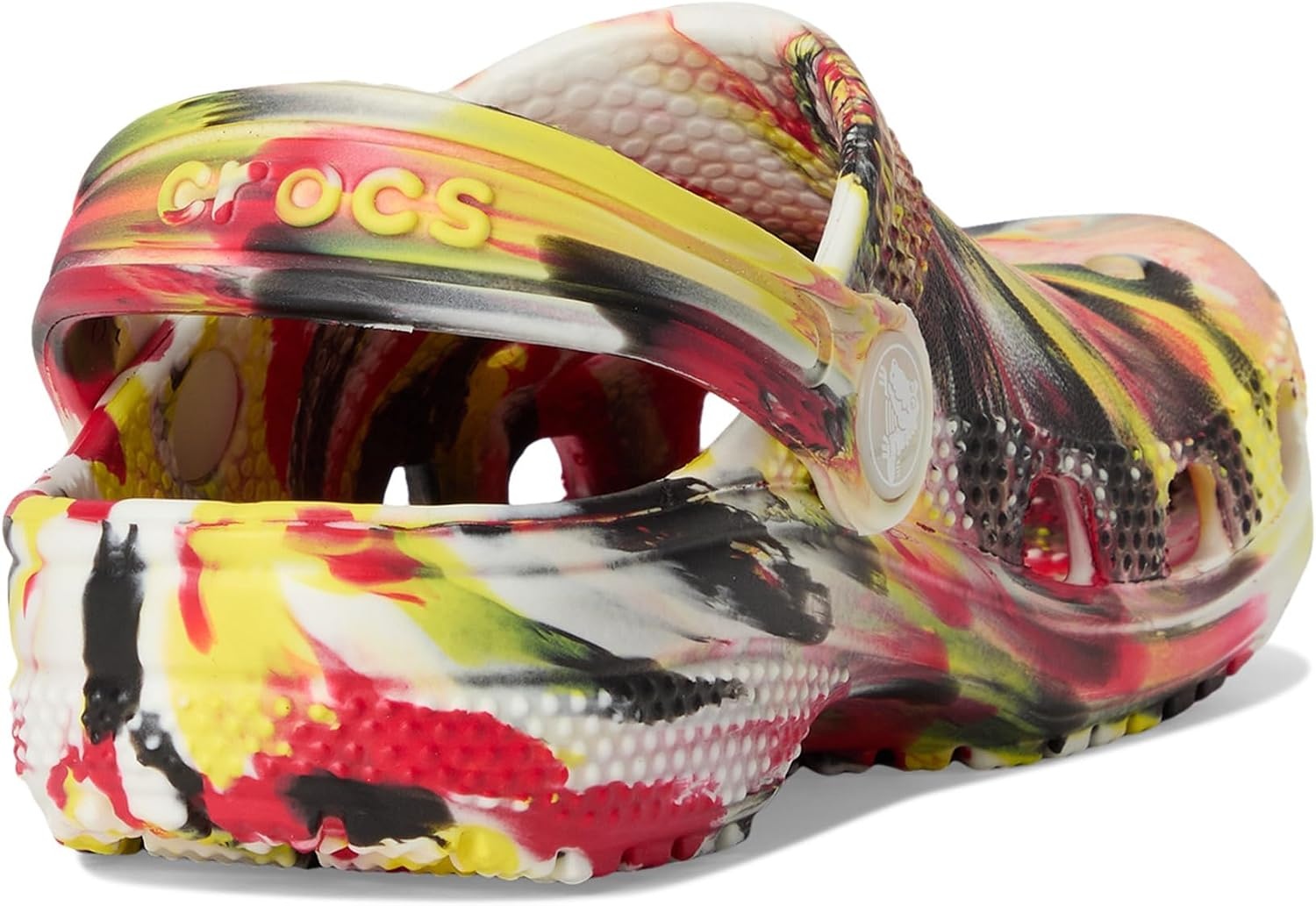image:imageCrocs UnisexChild Classic Watercolor Marbled ClogVarsity RedMulti