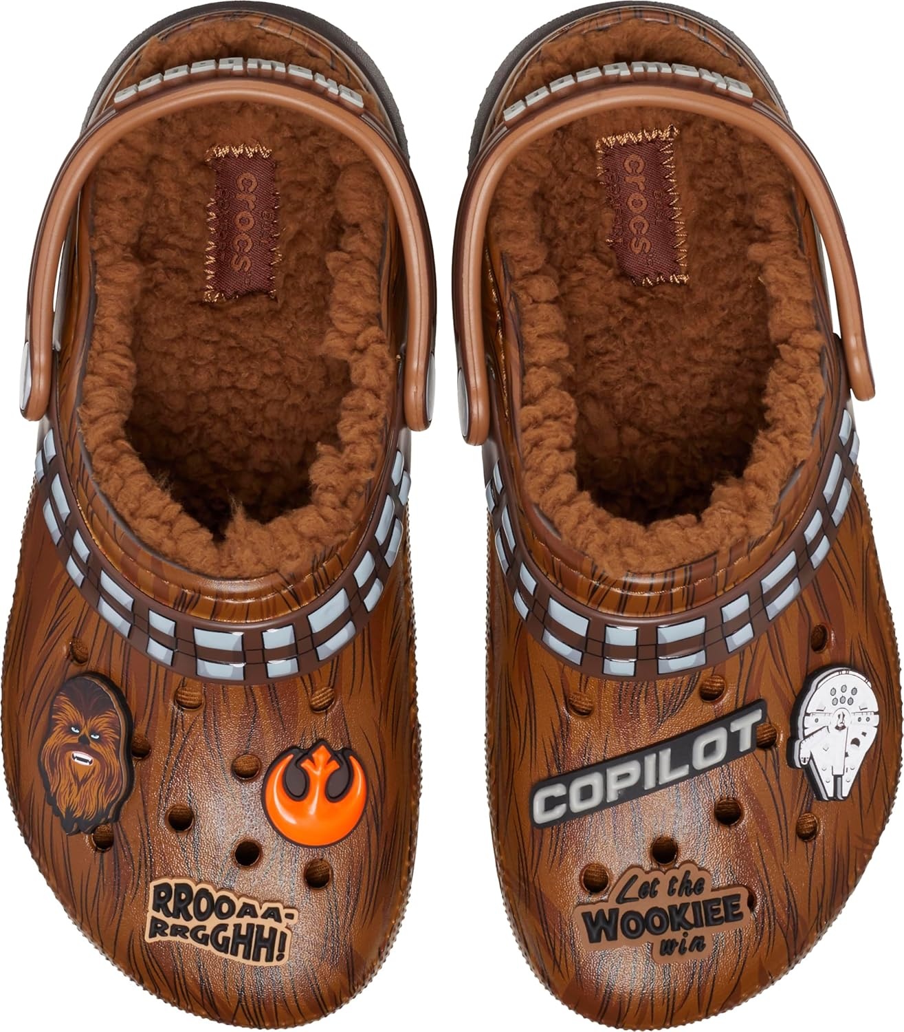image:imageCrocs UnisexChild Star Wars Chewbacca Classic Lined ClogsEspresso