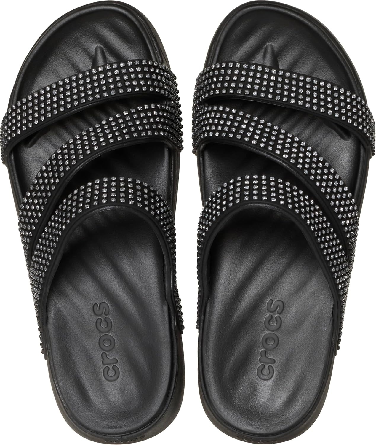image:imageCrocs Women Getaway Strappy SandalsBlack Gems