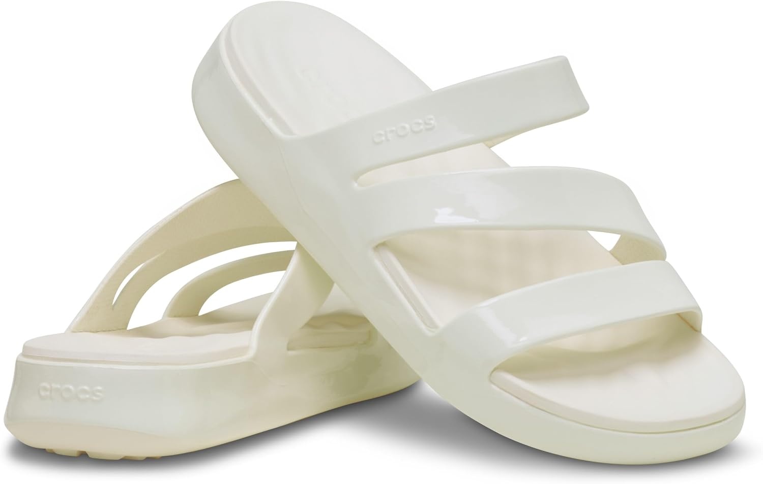 image:imageCrocs Women Getaway Strappy SandalsChalk