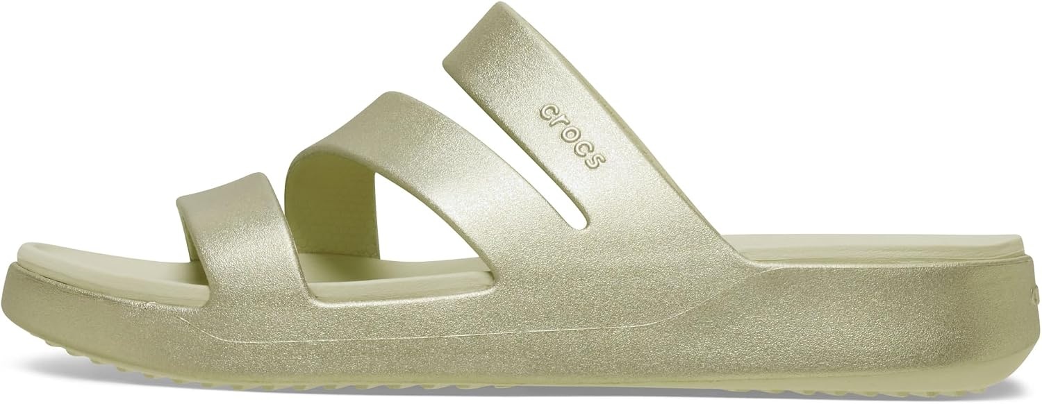 image:imageCrocs Women Getaway Strappy SandalsChampagne Metallic