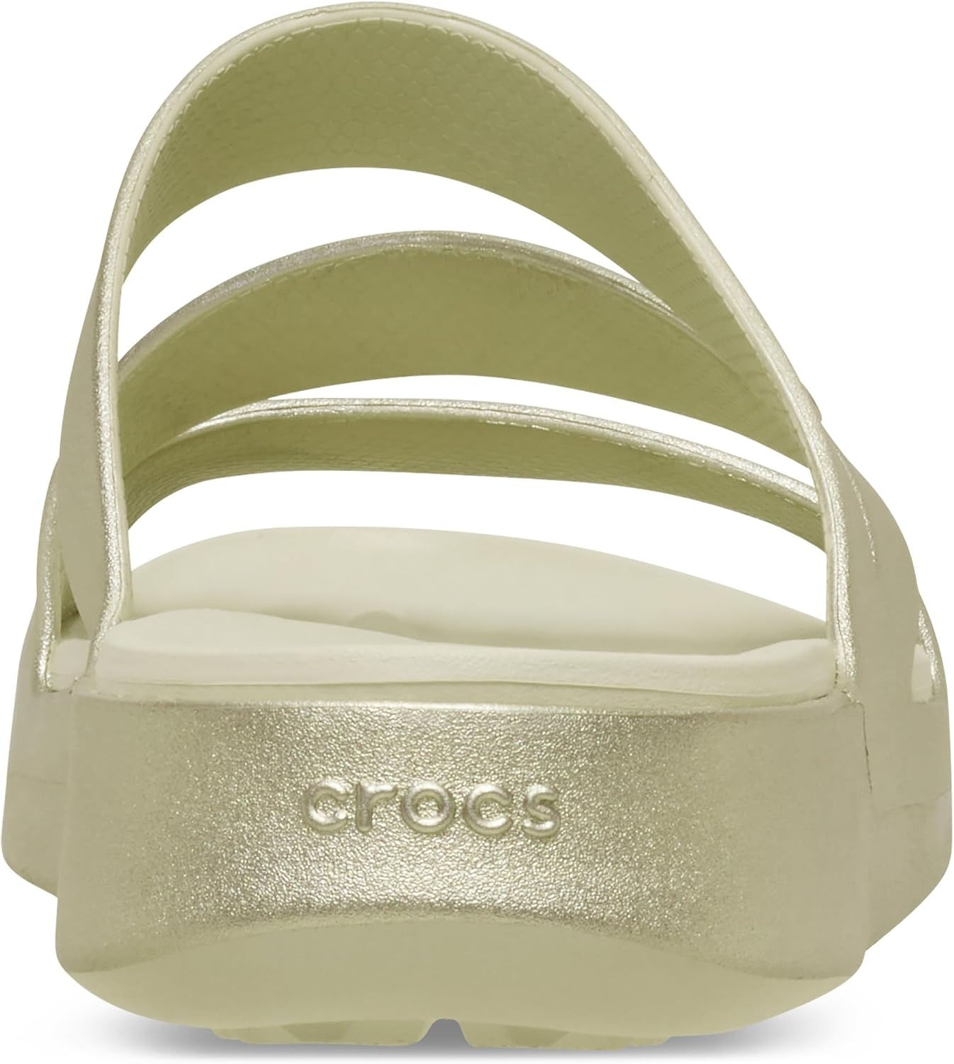 image:imageCrocs Women Getaway Strappy SandalsChampagne Metallic