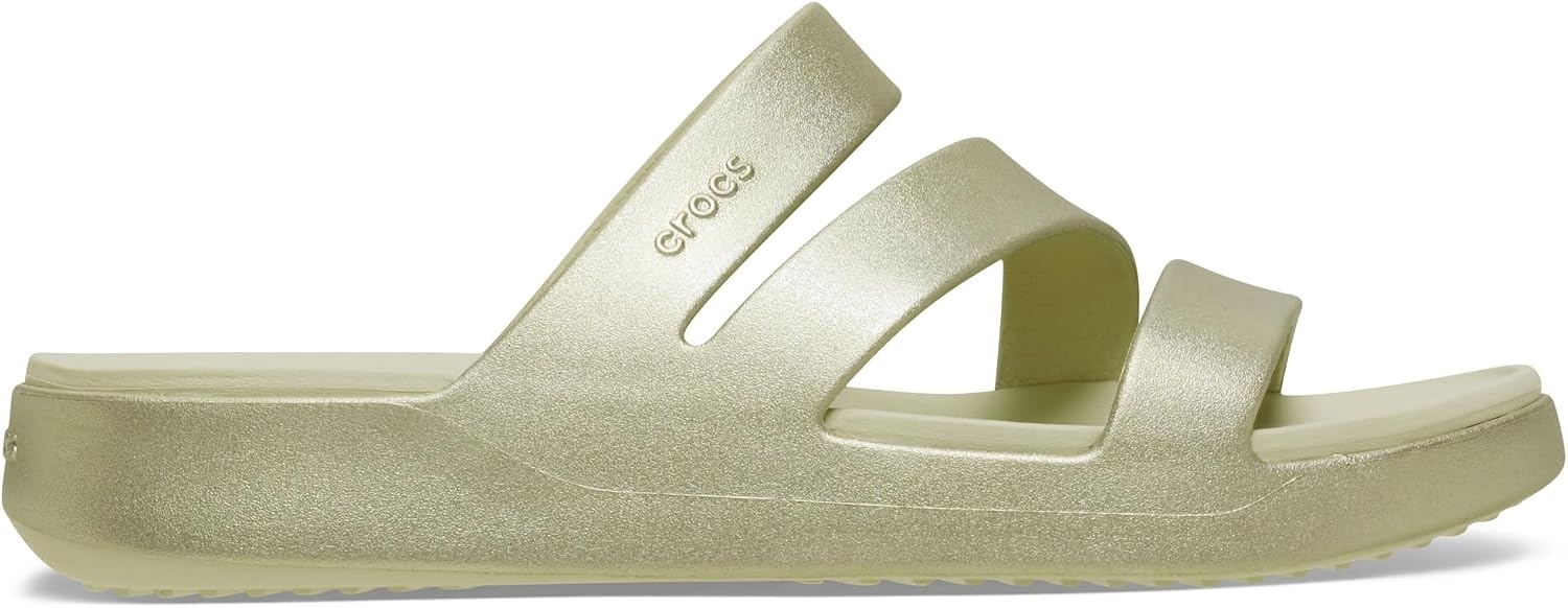 image:imageCrocs Women Getaway Strappy SandalsChampagne Metallic