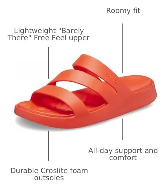 image:imageCrocs Women Getaway Strappy SandalsLava