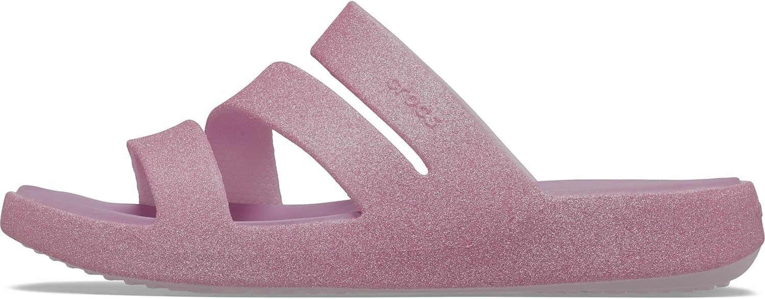 image:imageCrocs Women Getaway Strappy SandalsPink Milk Glitter