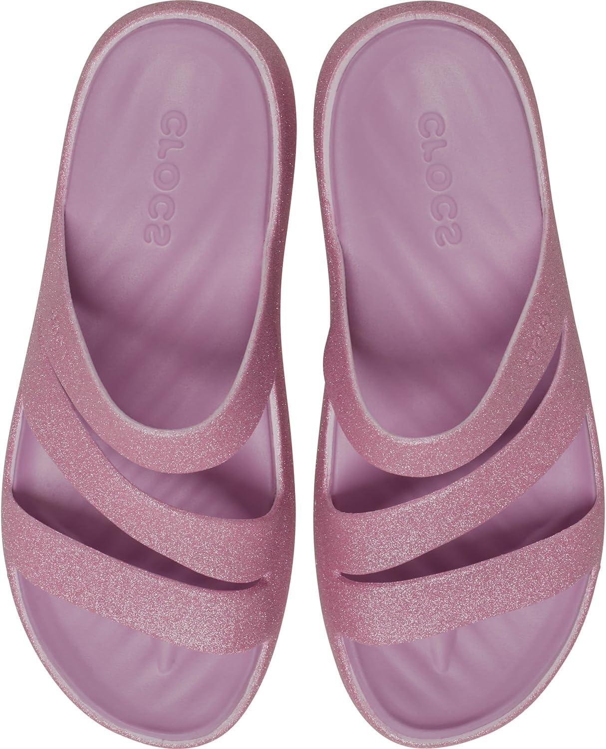 image:imageCrocs Women Getaway Strappy SandalsPink Milk Glitter