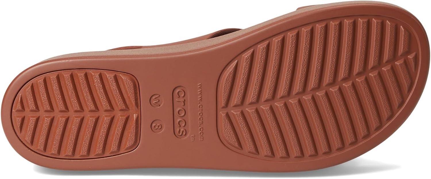 image:imageCrocs Womens Brooklyn 4U Low Wedges Platform Wedge Sandals for WomenRust